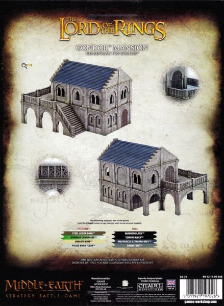 画像2: [ロード・オヴ・ザ・リング：情景モデル]  GONDOR MANSION（ゴンドールの邸宅） (2)