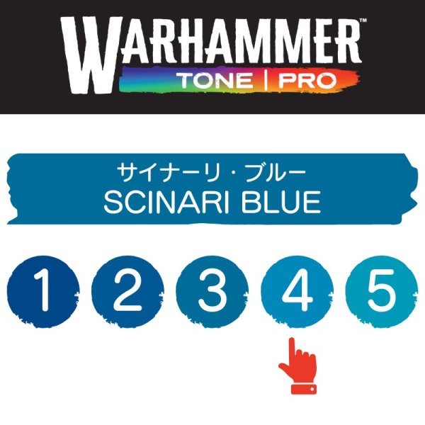 画像2: 【10月24日発売予定：予約】[ウォーハンマーカラー：TonePRO] 【4】サイナーリ・ブルー (2)