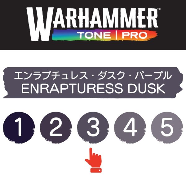 画像2: 【10月24日発売予定：予約】[ウォーハンマーカラー：TonePRO] 【3】エンラプチュレス・ダスク・パープル (2)