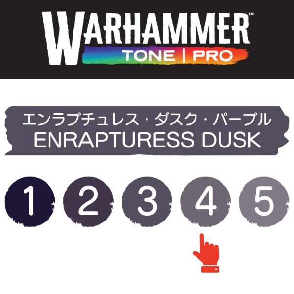 画像2: 【10月24日発売予定：予約】[ウォーハンマーカラー：TonePRO] 【4】エンラプチュレス・ダスク・パープル (2)