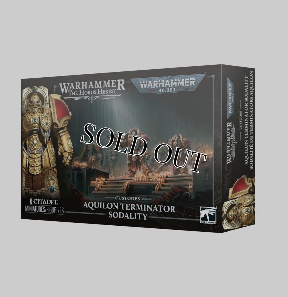 画像1: ◆取り寄せ商品◆【2026年11月7日発売：予約】[アデプトゥス・カストーデス] アクィロン・ターミネイター・ソダリティ[WH40K & Horus Heresy] (1)