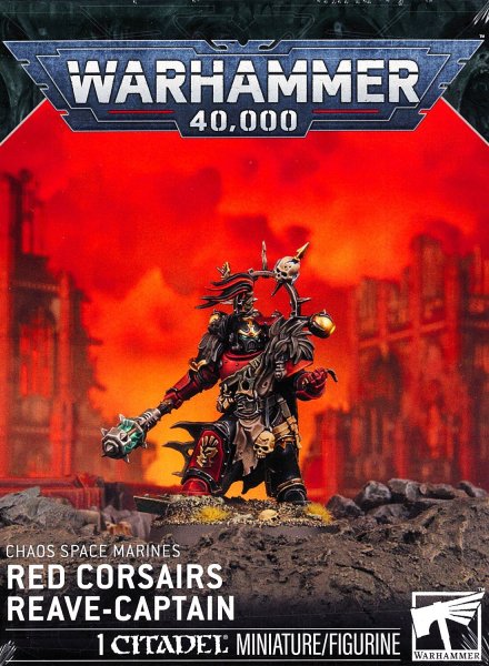 画像1: [ケイオス・スペースマリーン] レッドコルセア・リーヴキャプテン (1)