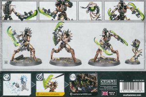 ウォーハンマー　ネクロン　スコーペク・デストロイヤー3体　塗装済み。ケース付き。 Yahoo!オークション - 【組立て・塗装済み完成品】ウォー