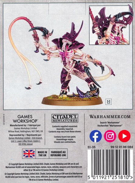 画像2: [ティラニッド] ティラニッド・プライム（ラッシュウィップ装備） (2)