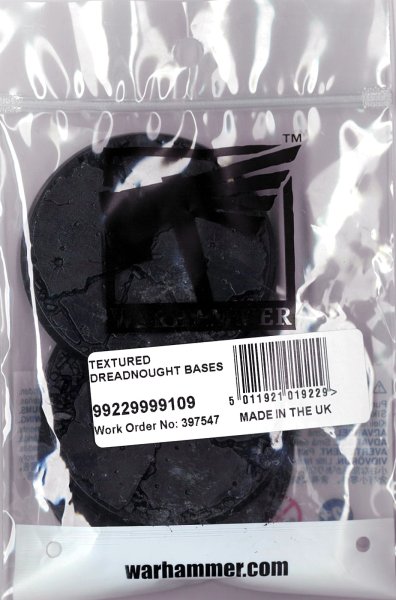 画像1: ◆直輸入品◆[ミニチュアベース] TEXTURED DREADNOUGHT BASES　(60mm) (1)