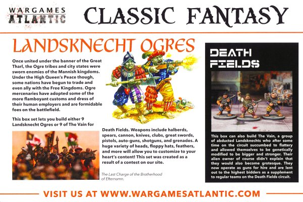 画像2: [CLASSIC FANTASY] ランツクネヒト・オーガ LANDSKNECHT OGRES (2)