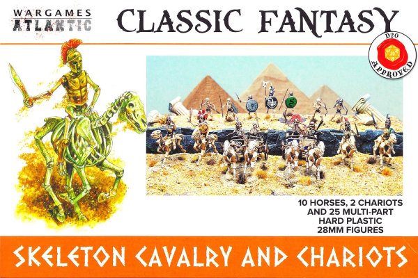 画像1: [CLASSIC FANTASY] スケルトン・キャバルリー・アンド・チャリオット SKELETON CAVALERY AND CHARIOTS (1)
