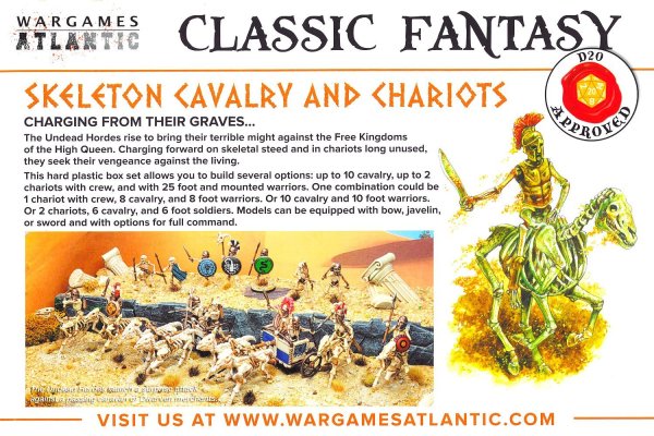 画像2: [CLASSIC FANTASY] スケルトン・キャバルリー・アンド・チャリオット SKELETON CAVALERY AND CHARIOTS (2)