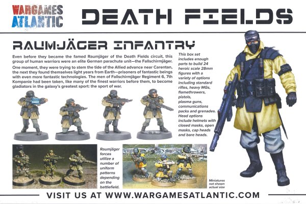 画像2: [DEATH FIELDS] ラウムイェーガー・インファントリー RAUMJ?GER INFANTRY (2)