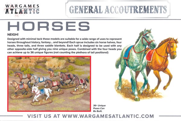 画像2: [GENERAL ACCOUTREMENTS] ホース HORSES (2)