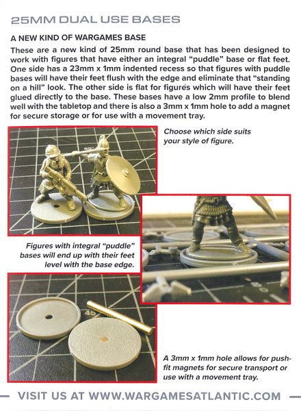画像2: [ベース] WARGAME ATLANTIC：25mmデュアル・ユーズ・ベース (2)