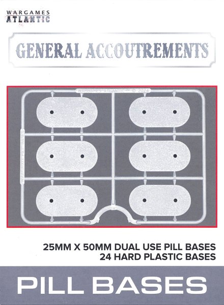 画像1: [ベース] WARGAME ATLANTIC：25mm×50mmデュアル・ユーズ・ピル・ベース (1)