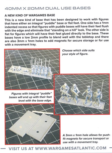 画像2: [ベース] WARGAME ATLANTIC：40mm × 20mm デュアル・ユーズ・ベース (2)